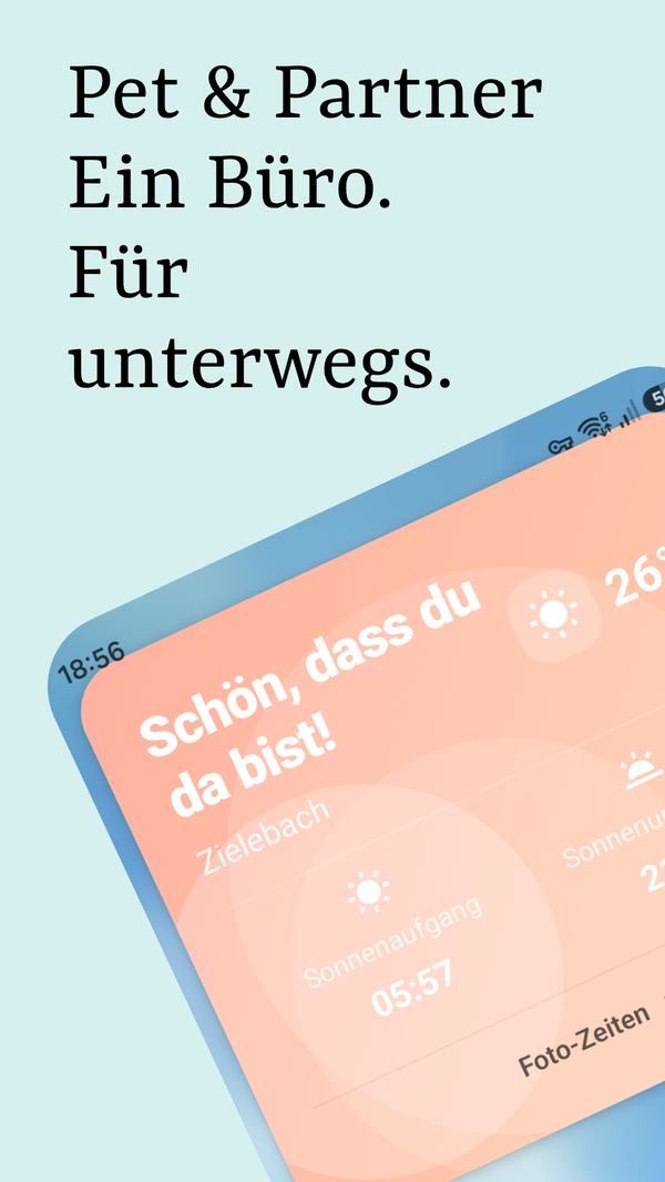 Pet & Partner App Screen 1